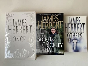 James Herbert Book Bundle: Once, Secret of Crickley Hall, Others (Paperbacks) - Picture 1 of 12