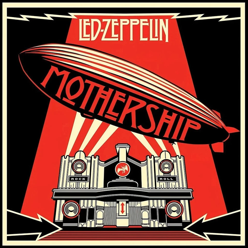 LED ZEPPELIN Mothership Music Album Cover Poster Print 12 x 12 - Image 1 of 1