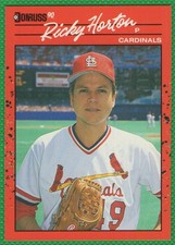 Ricky Horton - 1990 Donruss #666 - St. Louis Cardinals Baseball Card