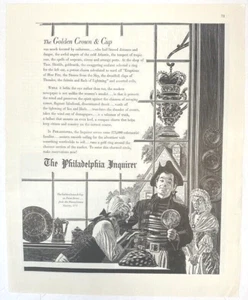 Philadelphia Inquirer Vintage Print Ad Golden Crown And Cup Harvey's Sherries - Picture 1 of 2