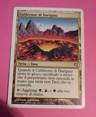 MTG Darigaaz's Caldera (Calderone di Darigaaz) IT Exc. VERY RARE Salvat-Hachette - Image 1 of 4