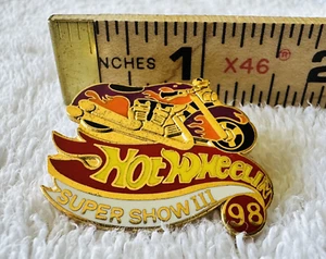 Hot Wheels Super Show III Motorrad 1998 Pin - Bild 1 von 2