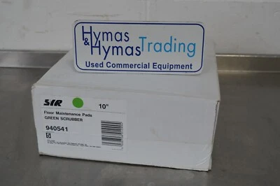 SIR Floor Maintenance pads 10" Green Scrubber Buffer drier 5 per box FREE P+P - Image 1 of 4