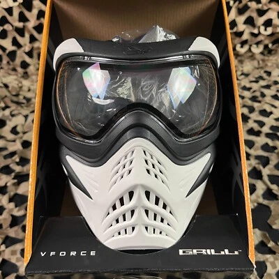 NEW V-Force Grill Paintball Mask/Goggle - Ghost - Clear