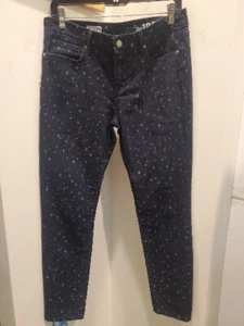Vaqueros de mezclilla legging estampados Gap 1969 para mujer talla 8R/29 - Imagen 1 de 13