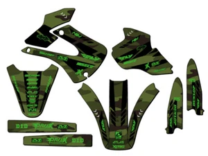 1998-2000 KX 80 APACHE Green Senge Graphics Kit Compatible with Kawasaki - Picture 1 of 10