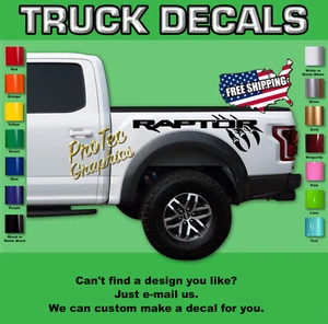 Raptor Scratches Fits: Ford Rear Bedside Truck Decal Graphics Frd-04 - Picture 1 of 4