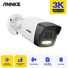 ANNKE 3K 5MP PoE Security Camera Floodlight Color Night Vision Audio Record