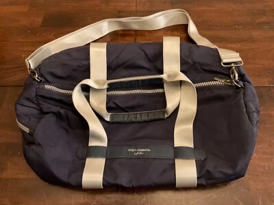 BOLSO DE LONA PARA GIMNASIO DOLCE & GABANNA AZUL CLARO USADO  Foto 1 de 4