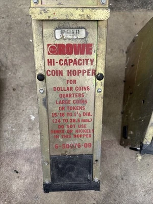 TOLVA PARA MONEDAS ROWE ALTA CAPACIDAD PARA BC 1400 (6-50276-09) “SE VENDE TAL CUAL SIN DEVOLUCIONES” Foto 1 de 4