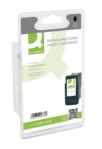 Q-Connect Canon PG-540XL Remanufactured Black Inkjet Cartridge High Yield 600 Pa - Afbeelding 1 van 3