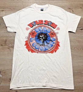 2021 Dead & Company Tour T-Shirt w/Bertha design Size Small Short Sleeve Beige - Picture 1 of 12