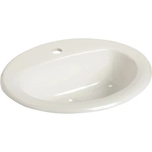 Fregadero de baño Mansfield ovalado de 20-1/2" vítreo con grifo individual - Imagen 1 de 1