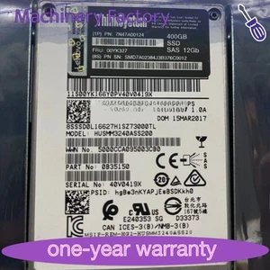 NEW Lenovo / IBM ThinkSystem 00YK327 7N47A00124 400GB 2.5" SAS 12G Server SSD - Picture 1 of 3