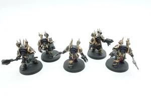 Terminator Squad [x5] Chaos Space Marines [Warhammer 40K] Partial Painted - Picture 1 of 2