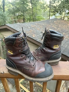 Chippewa 8" Logger Boots 55053 Steel Toe Waterproof Insulated Men's Size 8 M - Picture 1 of 13
