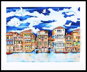Pergola, Linnea - Venice-Moonlight - Giclee/Hahnemühle - handsigniert - Picture 1 of 2