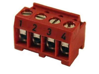 4-контактная клемма Zodiac 6609 Conn красная - Изображение 1 из 4