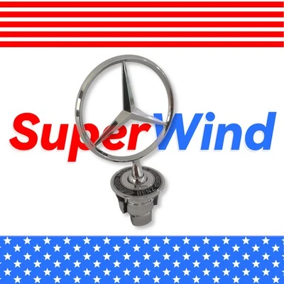 Emblema capó delantero 3D para Mercedes-Benz C230 C280 CLK320 E350 E320 Foto 1 de 4