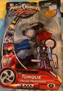 RARE 2009 POWER RANGERS RPM -TORQUE- MICRO MEGAZORD BANDAI NEW SEALED ! - Picture 1 of 2