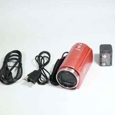 Sony Handycam HDR-CX535 Pink Digital HD Video Camera Recorder Tested from Japan - Image 1 of 4