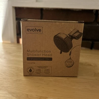 Cabezal de ducha multifunción evolve + arranque de ducha TSV 1,5 gpm Foto 1 de 4