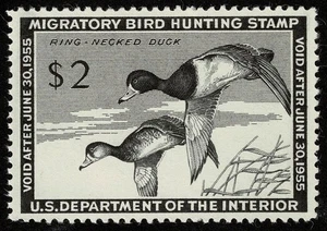 US Stamp Scott#RW21 $2 Back of Book Federal Duck Mint NH OG Well Centered - Picture 1 of 2