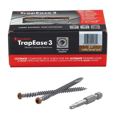 FastenMaster TrapEase No. 20 X 2-1/2 in. L Saddle Torx Ttap Star Head Composite