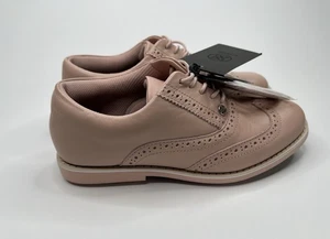 G/Fore Damengröße 7,5 Gallivanter wasserdichte Vollnarbenleder pink Golfschuhe - Bild 1 von 9