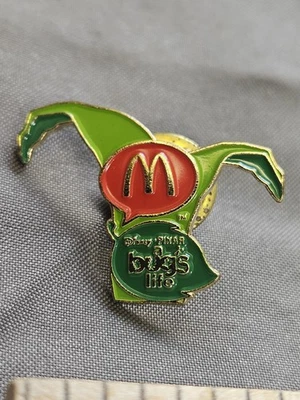 Prendedor de colección Disney Pixar A Bug's Life McDonald's 1998 insignia de solapa promocional Foto 1 de 3
