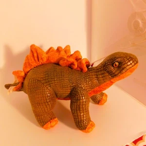 Dinosaurio Stegosaurus realista aurora 15 pulgadas peluche dinosaurio verde peluche - Imagen 1 de 7
