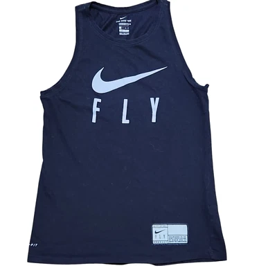 Regata Nike DRI-FIT Fly XS feminina treino academia corrida leve logotipo soletrado - Imagem 1 de 4