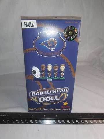 Marshall Faulk St. Louis Rams NFL 2002 Hardees Bobblehead Doll Cover