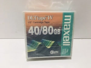 Maxell DLT IV 1/2" Cartridge Tape 40/80GB NEW Sealed T4902580253042 UPC - Picture 1 of 6