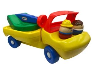 Little Tikes Cherry Picker Toy Vehicle Two Figures Vintage 1985 L12" H6" - Picture 1 of 18