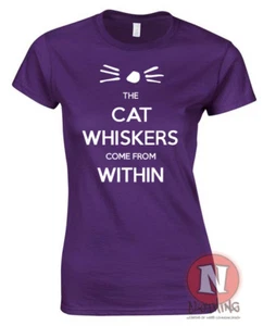 Dan Y Phil Gris con Like With The Cat Triquitos Come From Within Mujer Camiseta - Imagen 1 de 4