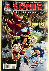 SONIC The HEDGEHOG Comic Book # 196 March 2009 First Edition Bagged Boarded NM- - Picture 1 of 3