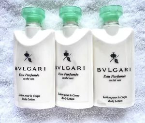 Bvlgari au the vert Green Tea Lotion 2.5 fl oz set of 3 bottles - Picture 1 of 1