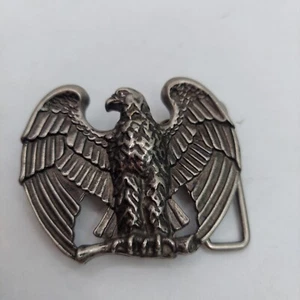 Hebilla de cinturón de metal Avon vintage años 70 Bald Eagle. - Imagen 1 de 7