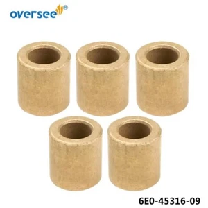 5PCS 6E0-45316-09 Copper Bush,Driver Shaft For Yamaha 2T 4HP 5HP 6E0;6E3 HDX - Picture 1 of 6