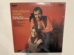 Bobby Bare & Skeeter Davis Your Husband, My Wife Vinyl LP NM/VG+ 1970 U.S Press - Picture 1 of 11
