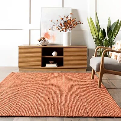 Rug Rugs Reversible Braided style Area Carpet Modern Runner Rustic look Fool Rug - Image 1 of 4