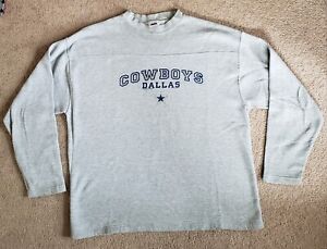Vintage 2001 CSA Dallas Cowboys Gray Size 2XL Crewneck Sweatshirt