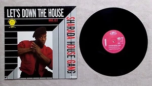 DISQUE VINYLE MAXI 45T 12"/ SHARADA HOUSE GANG "LET'S DOWN THE HOUSE" 1988 HOUSE - Imagen 1 de 2