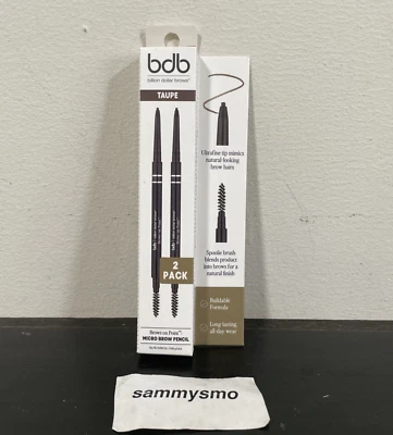 bdb Billion Dollar Brows, Brows On Point Micro Brow Pencil Taupe, 2ct - Image 1 of 3