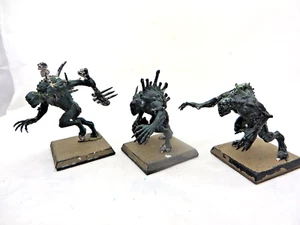 Warhammer Fantasy AOS Flesh-Eater Courts 3 Crypt Horrors bemalt magnetisierter Sockel - Bild 1 von 2