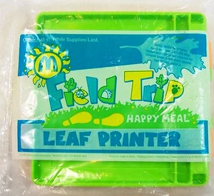 1993 Vintage McDonalds Happy Meal Field Trip Blattdrucker MIP C10! - Bild 1 von 3