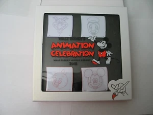Disney Animación Celebración Pin Evento Dibujado Personajes Set LE 1250 Nuevo - Imagen 1 de 8