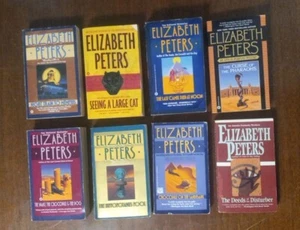 Elizabeth Peters Konvolut 8 Taschenbücher Ägypten Spannung Mystery Warner - Bild 1 von 6