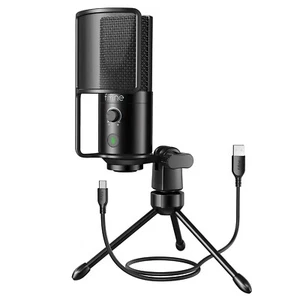 FIFINE Cardioid USB Condenser Microphone for Recording YouTube Video Podcast - Picture 1 of 7
